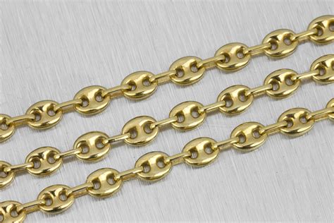 gucci chain 14k|gucci puffed mariner chain link.